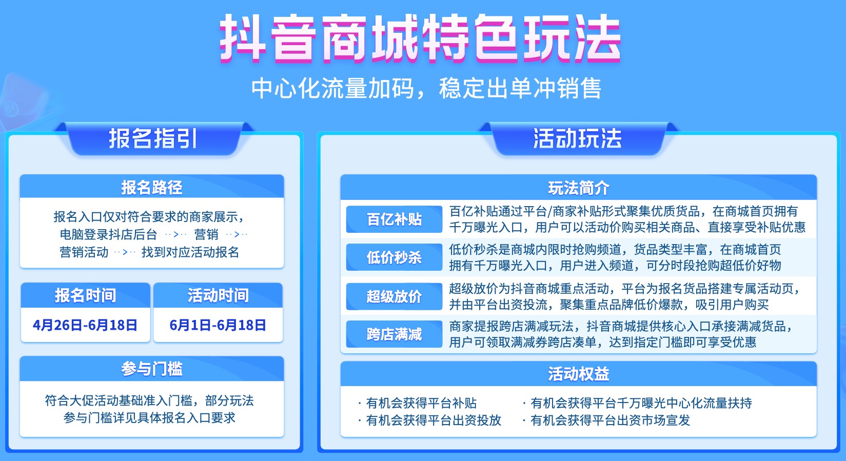 抖音618好物节，一站式报名指南！